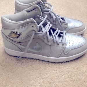 Nike Air Jordan 1 Retro 2001 Metallic Silver